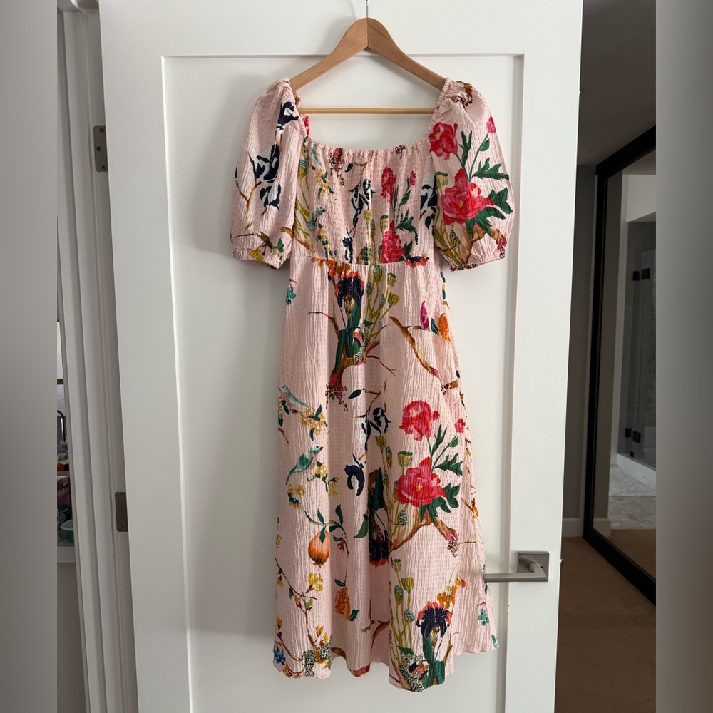 Tanya Taylor - Multicolor Smocked Dress 🩷🩷🩷🩷
